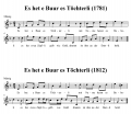 Dursli und Babeli Melodie 1781 und 1812.png